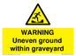 WV10256: WARNING Uneven ground within graveyard