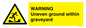 WV10256: WARNING Uneven ground within graveyard