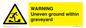 WV10256: WARNING Uneven ground within graveyard