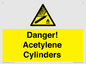 WV10313: Danger! Acetylene Cylinders