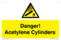 WV10313: Danger! Acetylene Cylinders