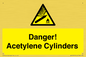WV10313: Danger! Acetylene Cylinders