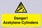 WV10313: Danger! Acetylene Cylinders