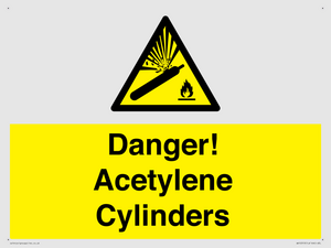WV10313: Danger! Acetylene Cylinders