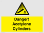 WV10313: Danger! Acetylene Cylinders
