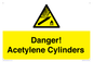 WV10313: Danger! Acetylene Cylinders