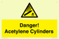 WV10313: Danger! Acetylene Cylinders