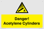 WV10313: Danger! Acetylene Cylinders