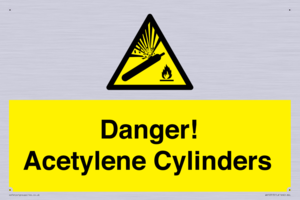 WV10313: Danger! Acetylene Cylinders