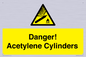 WV10313: Danger! Acetylene Cylinders