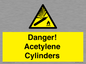 WV10313: Danger! Acetylene Cylinders
