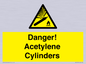 WV10313: Danger! Acetylene Cylinders