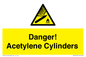 WV10313: Danger! Acetylene Cylinders