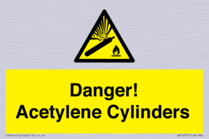 WV10313: Danger! Acetylene Cylinders