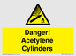 WV10313: Danger! Acetylene Cylinders