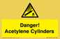 WV10313: Danger! Acetylene Cylinders