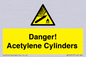 WV10313: Danger! Acetylene Cylinders