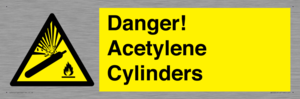 WV10313: Danger! Acetylene Cylinders