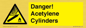 WV10313: Danger! Acetylene Cylinders
