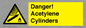 WV10313: Danger! Acetylene Cylinders