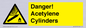WV10313: Danger! Acetylene Cylinders