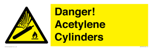 WV10313: Danger! Acetylene Cylinders