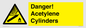 WV10313: Danger! Acetylene Cylinders
