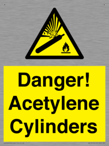 WV10313: Danger! Acetylene Cylinders