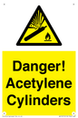 WV10313: Danger! Acetylene Cylinders