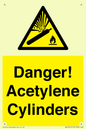 WV10313: Danger! Acetylene Cylinders