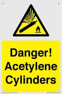 WV10313: Danger! Acetylene Cylinders