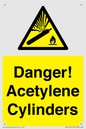 WV10313: Danger! Acetylene Cylinders