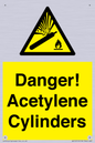 WV10313: Danger! Acetylene Cylinders