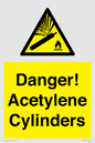 WV10313: Danger! Acetylene Cylinders