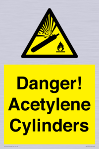 WV10313: Danger! Acetylene Cylinders
