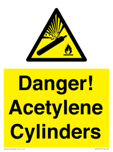 WV10313: Danger! Acetylene Cylinders