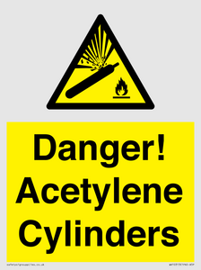 WV10313: Danger! Acetylene Cylinders