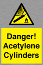 WV10313: Danger! Acetylene Cylinders
