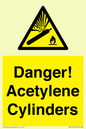 WV10313: Danger! Acetylene Cylinders