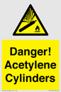 WV10313: Danger! Acetylene Cylinders
