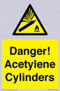 WV10313: Danger! Acetylene Cylinders