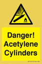 WV10313: Danger! Acetylene Cylinders