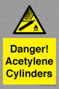 WV10313: Danger! Acetylene Cylinders