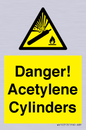 WV10313: Danger! Acetylene Cylinders