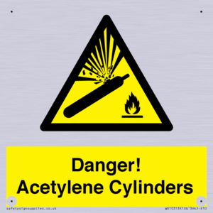 WV10313: Danger! Acetylene Cylinders
