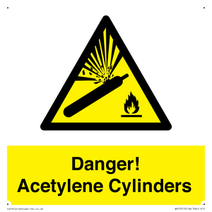 WV10313: Danger! Acetylene Cylinders