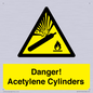 WV10313: Danger! Acetylene Cylinders