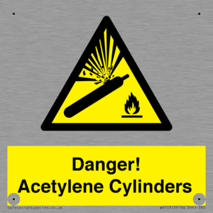 WV10313: Danger! Acetylene Cylinders