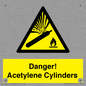 WV10313: Danger! Acetylene Cylinders