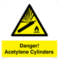 WV10313: Danger! Acetylene Cylinders